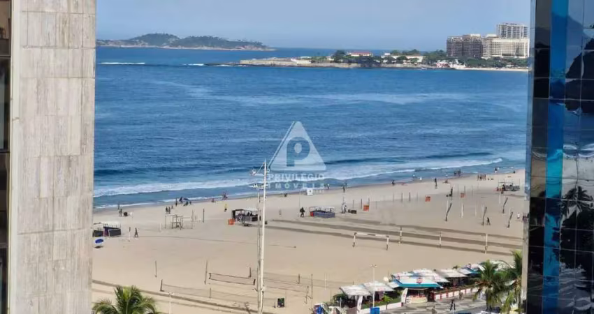 Apartamento à venda, 2 quartos, vista mar, leme - rio de janeiro/rj