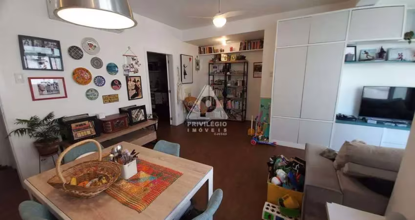 Apartamento à venda, 2 quartos, suíte, reformado, vaga na escritura, botafogo, rio de janeiro, rj