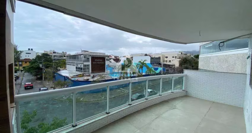 Apartamento à venda – 3 quartos (2 suítes) | 118,36 m² | varanda gourmet | frente para a praça