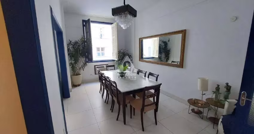 Apartamento excelente à venda, original 3 quartos, 2 banheiros, mobiliado, 106m², centro/rj.