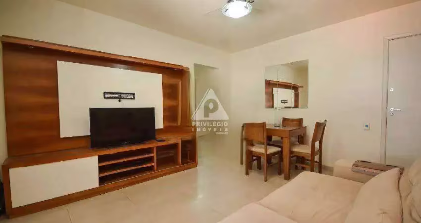 Apartamento varanda 1 dormitórios, vaga escriturada, humaitá, rj