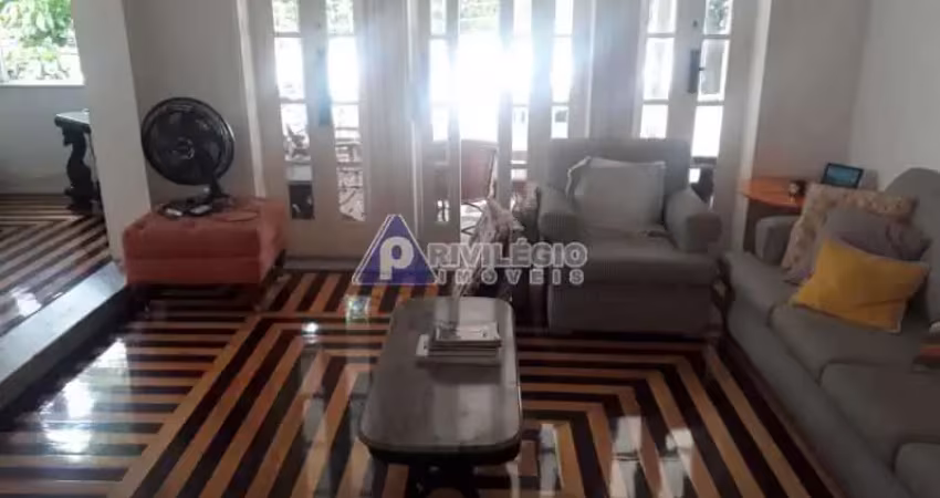 Casa de rua à venda, 5 quartos, 2 suítes, 4 vagas, urca - rio de janeiro/rj