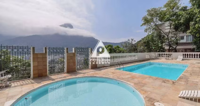 Cobertura à venda, 3 quartos, suíte, 2 vagas na lagoa, rio de janeiro/rj