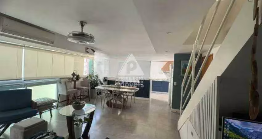Cobertura à venda, 3 quartos, 1 suíte, 2 vagas, botafogo - rio de janeiro/rj
