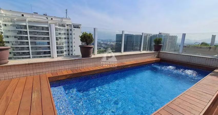 Cobertura duplex à venda, 3 suítes, 3 vagas, 280 m² - barra da tijuca