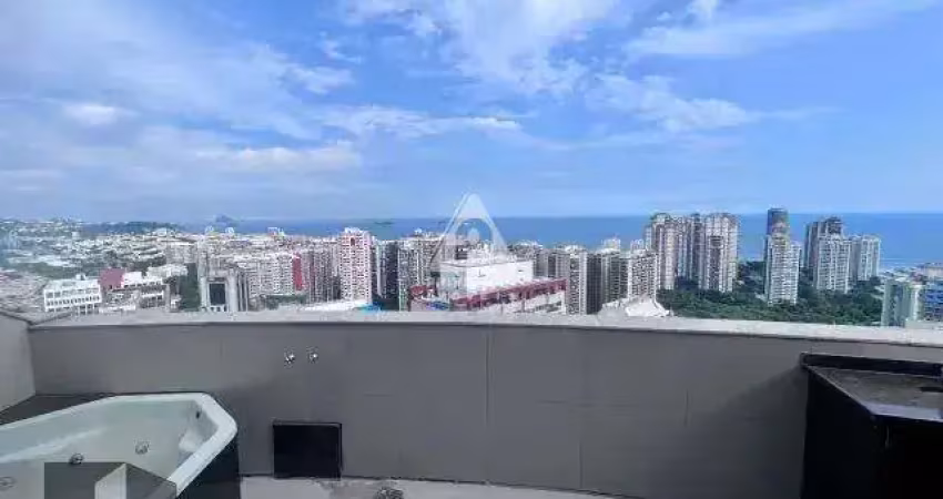 Cobertura duplex - 72 m² - 01 suíte - vista mar - torre charles de gaulle - 01 vaga- barra da tijuca