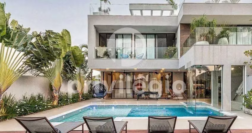 Casa à venda, 5 quartos, 5 suítes, 4 vagas, barra da tijuca - rio de janeiro/rj