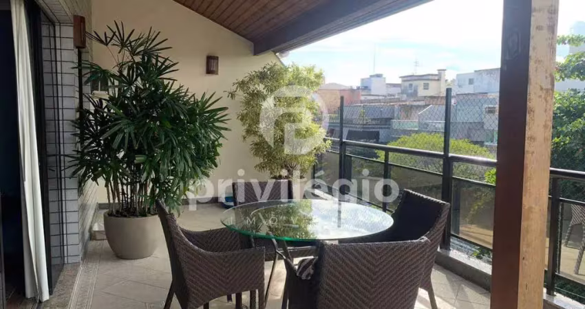 Cobertura duplex à venda, 5 quartos, 3 suítes, 2 vagas, recreio dos bandeirantes - rio de janeiro/rj