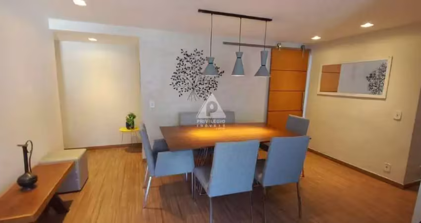 Apartamento à venda, 3 quartos, 1 vaga, laranjeiras - rio de janeiro/rj