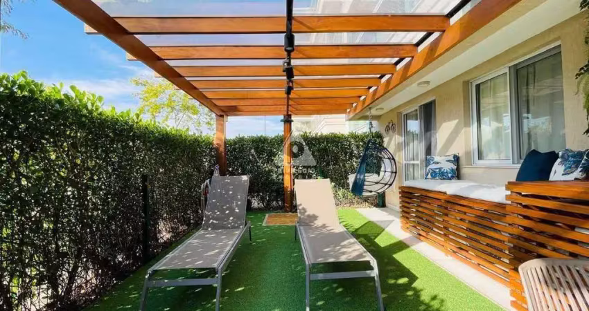 Apartamento garden com 120 mt² no condominio barra village prime no recreio dos bandeirantes.