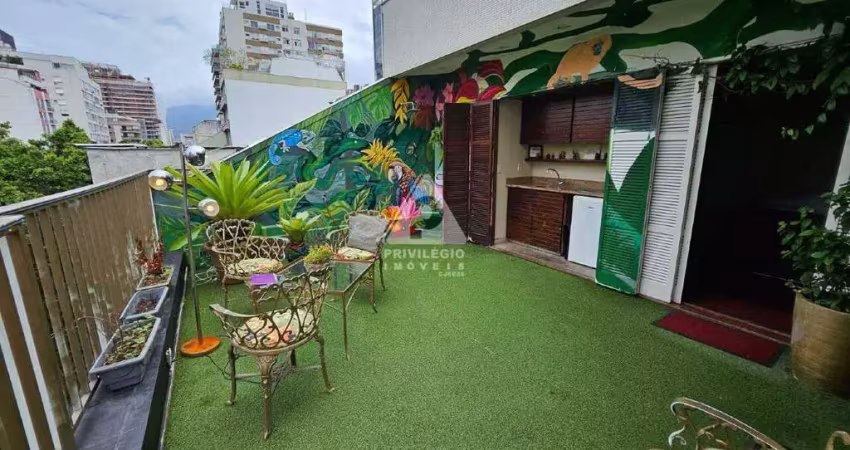 Cobertura à venda, 3 quartos, 3 suítes, com varanda e sauna em ipanema