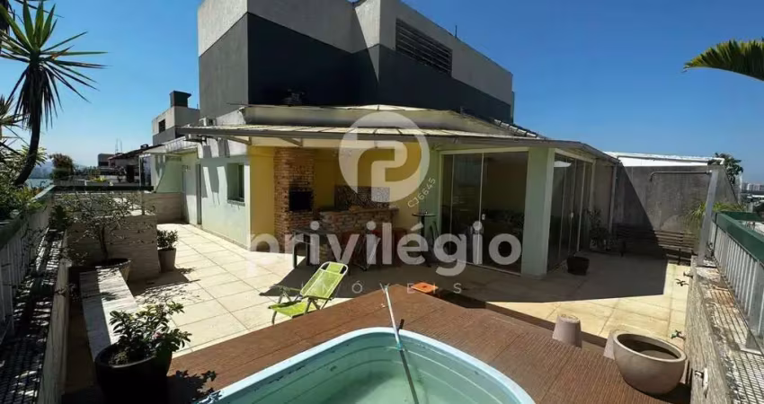 Cobertura duplex no condomínio atlantis, à venda, 4 quartos, 2 suítes, 2 vagas, 267m² - barra da tijuca