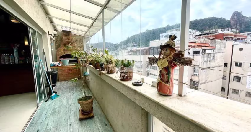 Cobertura em rua cobiçada de copacabana. 3 quartos, suíte e vaga escriturada.