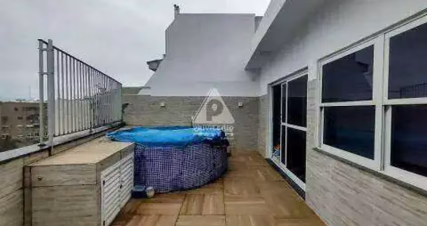 Cobertura duplex em ipanema: 2 quartos, piscina privativa e vaga de garagem