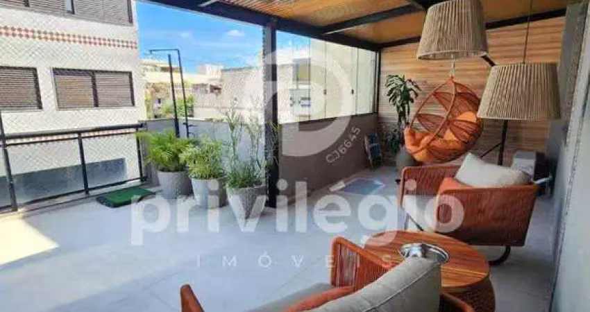 Cobertura duplex à venda, 5 quartos, 3 suítes, 2 vagas, recreio dos bandeirantes - rio de janeiro/rj