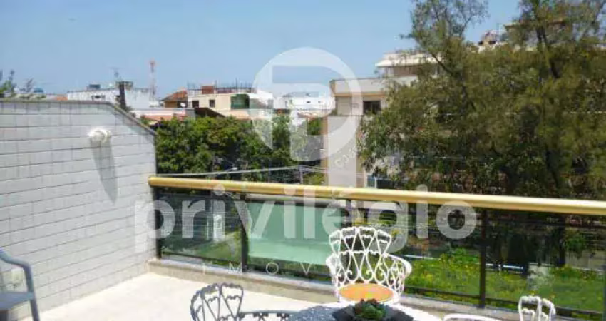 Cobertura à venda, 4 quartos, 4 suítes, 2 vagas, recreio dos bandeirantes - rio de janeiro/rj