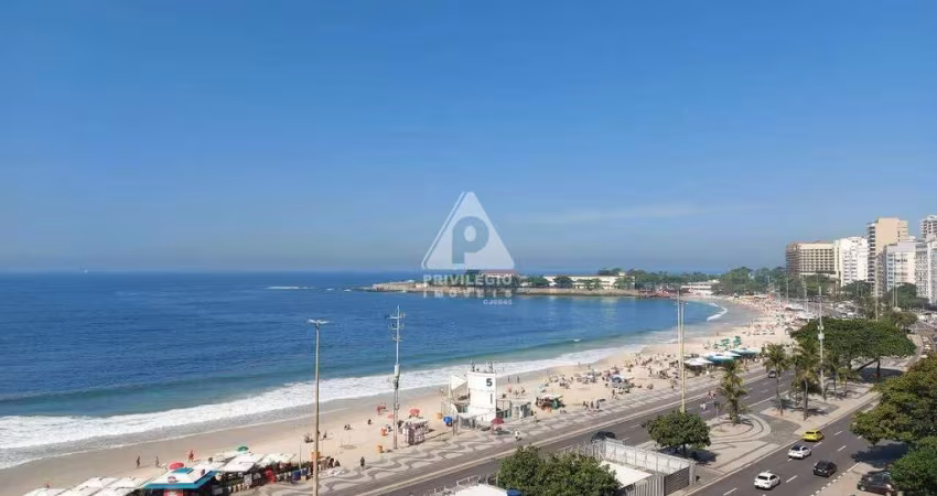 Apartamento a venda: Av. Atlântica, 3 quartos, 1 suíte, vista mar, posto 5.