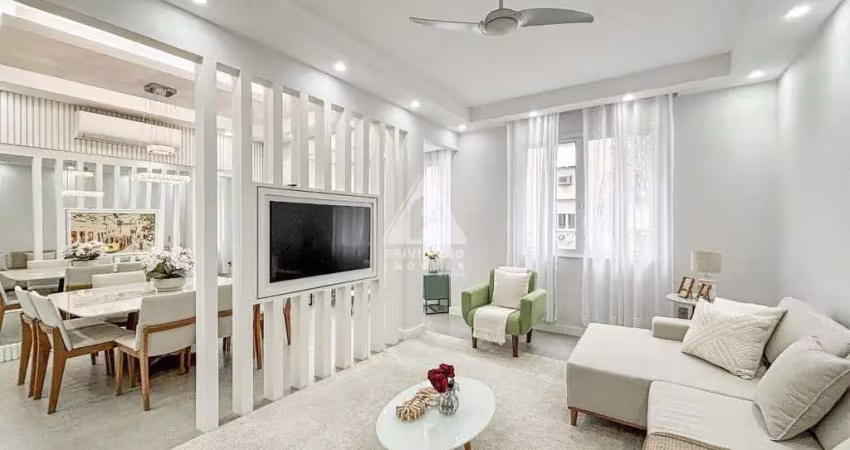 Apartamento à venda, 3 quartos, 1 suíte, 1 vaga, mobiliado copacabana - rio de janeiro/rj
