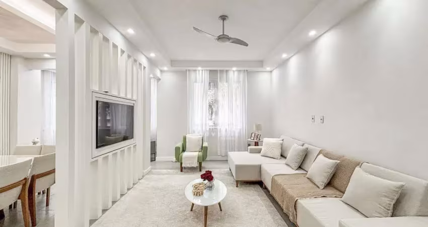 Apartamento à venda, 3 quartos, 1 suíte, 1 vaga, mobiliado copacabana - rio de janeiro/rj