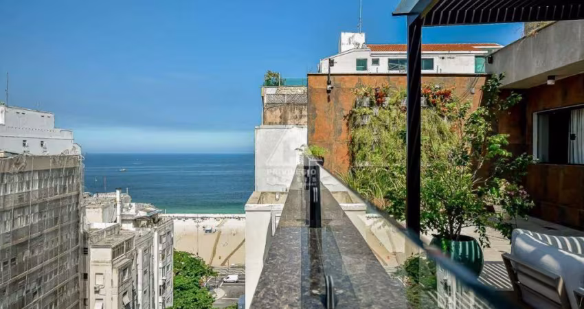 Cobertura com vista mar em Copacanana