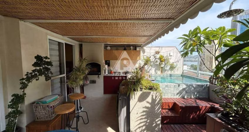 Cobertura à venda, 3 quartos, 2 suítes, 1 vaga, Humaitá - RIO DE JANEIRO/RJ