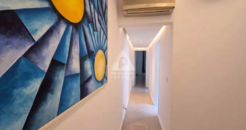 Apartamento sala e quarto, 41m², finamente reformado, porteira fechada, portaria 24h, aceita airbnb. rua paula freitas. copacabana, rj.