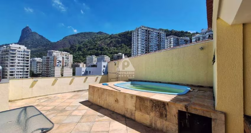 Cobertura Duplex à venda, 4 quartos, 2 vagas, na Barão de Lucena, Botafogo, RJ - Vista Cristo