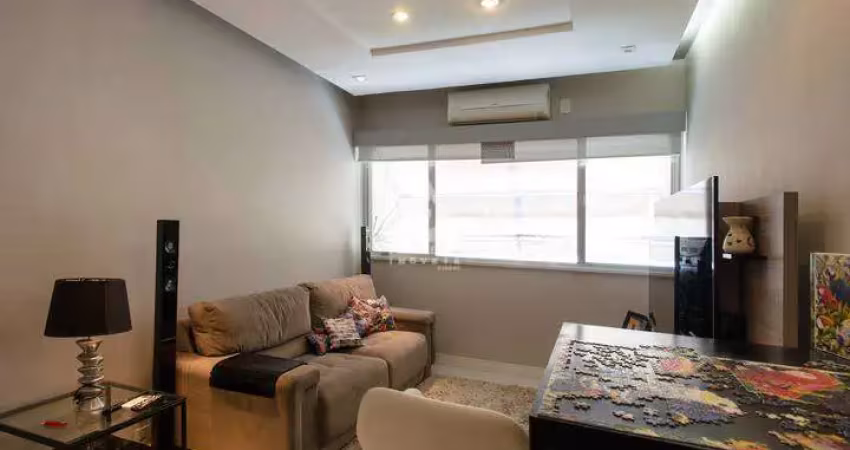 Apartamento de 2 quartos mobiliado, lindo em botafogo ao lado do metrô, vista para o cristo disponível para venda na privilégio imóveis