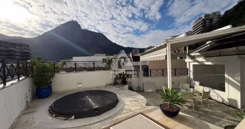 Lagoa - cobertura duplex, 4 quartos (2 suítes), 3 vagas