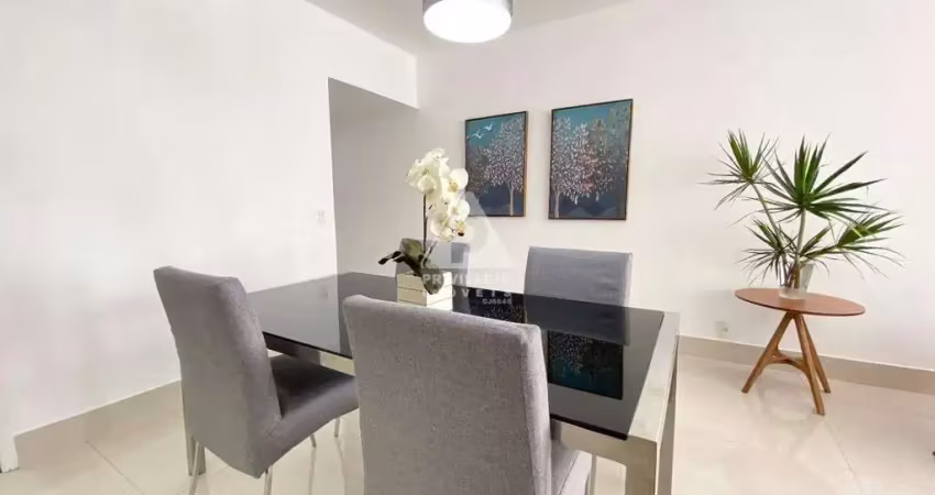 Excelente apartamento à venda, claro e arejado, 3 quartos, 1 suíte, sala em 2 ambientes, banheiro social, cozinha, área e banheiro de serviço.