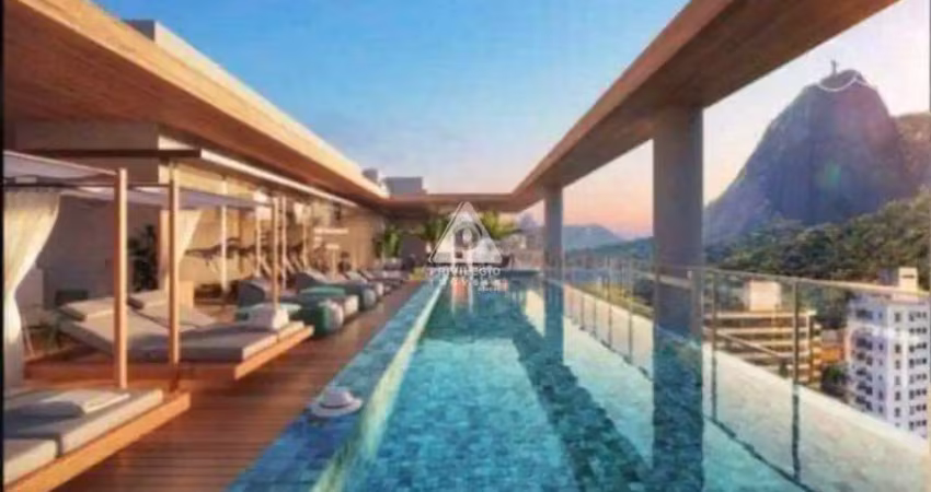 Studio no humaitá: 38m² com vista deslumbrante para o pão de açúcar