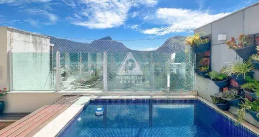 Cobertura duplex 233m² | vista mar espetacular | 3 suítes | lazer completo | 2 vagas | ipanema