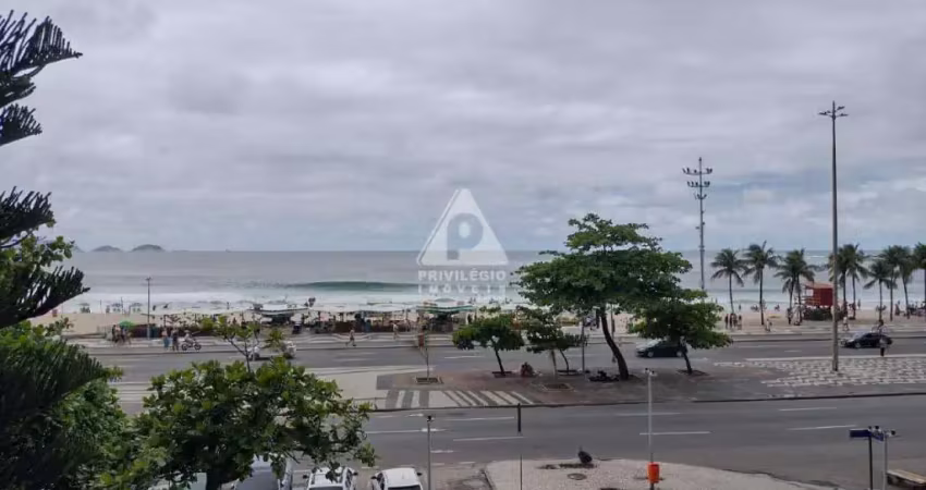 Apartamento à venda, 3 quartos – frente para o mar, copacabana, rj