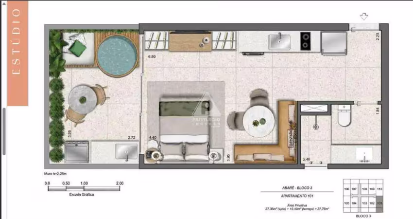 Lançamento exclusivo parque sustentável da gávea – stúdios e apartamentos de 1 a 4 quartos com lazer completo
