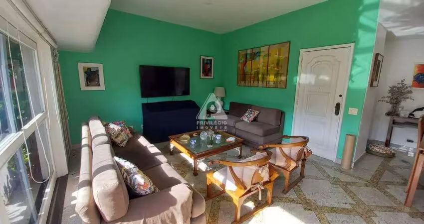 Apartamento à venda no leblon: vista livre, varandão, 3 quartos e vaga na escritura