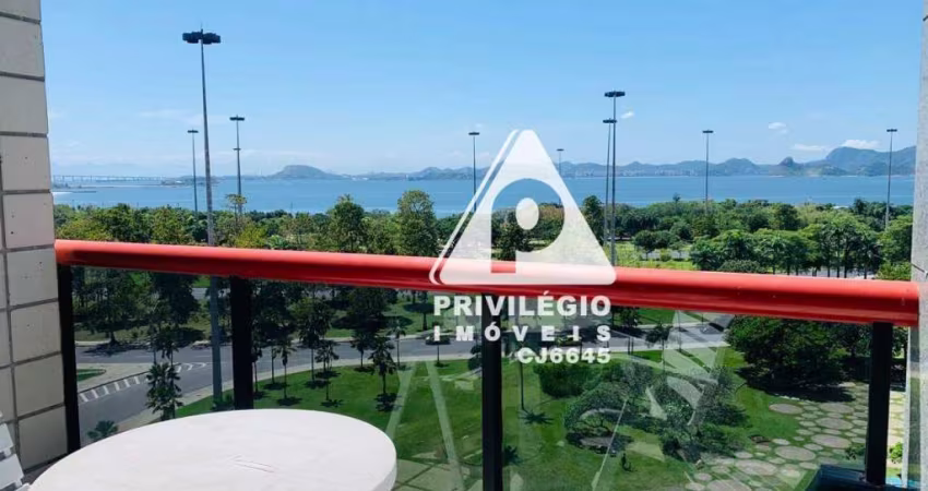 Flat com vista panoramica para baia de guanabara!