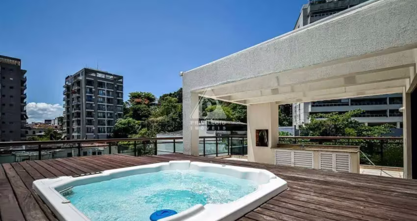 Cobertura duplex à venda com 3 quartos, 2 suítes, 3 vagas em laranjeiras, rio de janeiro/rj!