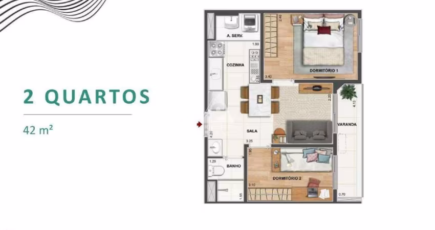 Apartamento à venda, 2 quartos, Santo Cristo - RIO DE JANEIRO/RJ