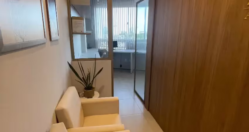 A sala comercial planejada para executivos, advogados ou corretores de imóveis