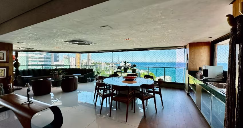 Apartamento 4 suítes + gabinete 308 m2 andar alto, nascente Morro Ipiranga