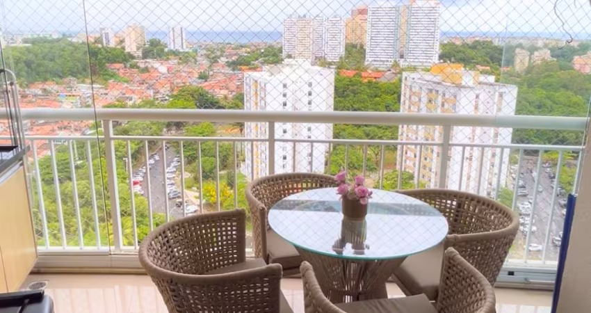 Apartamento 2/4 sendo 1 suíte nascente, andar alto no Villa Anaití - Imbuí