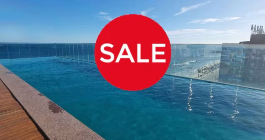 Apartamento a venda vista mar 1/4 51 m2 no Expresso 2222 na Barra