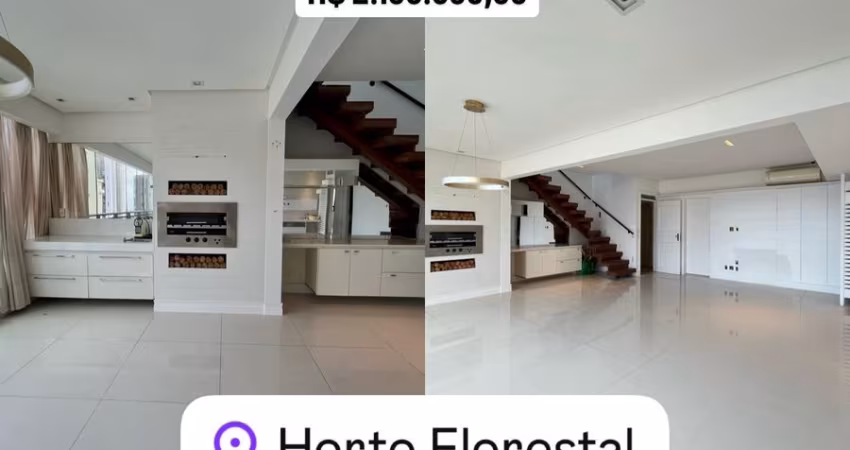 Apartamento Duplex com Vista Mar no Horto Florestal – 3 Suítes | 185 m²