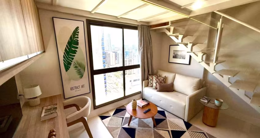 Studio com Mezanino à Venda no Caminho das Árvores – Finamente Decorado