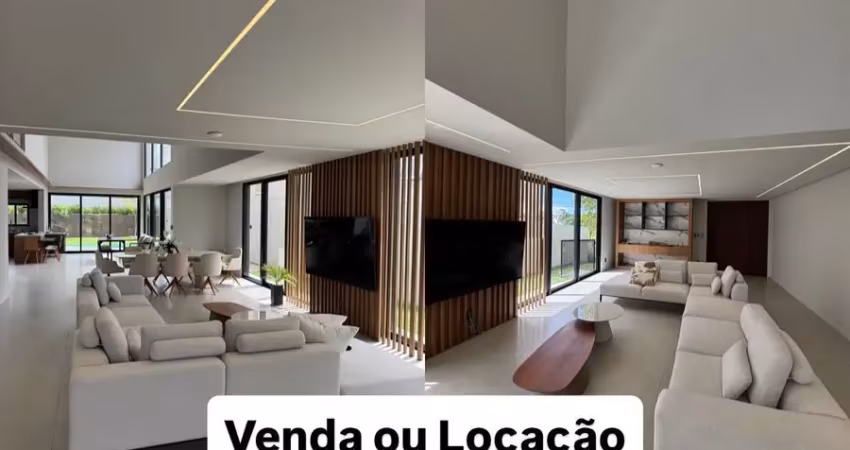 Casa 4 suítes venda/locação no alphaville litoral norte 1