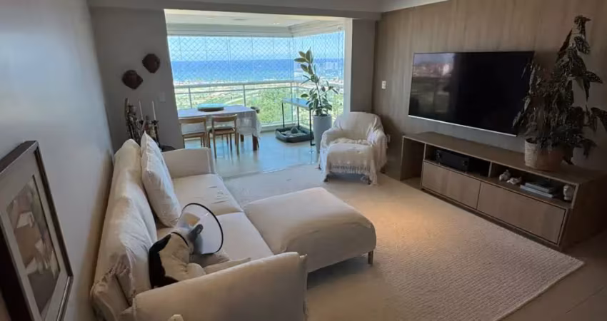 Apartamento a venda  de 144m² 4/4  com vista mar no art residence - piatã