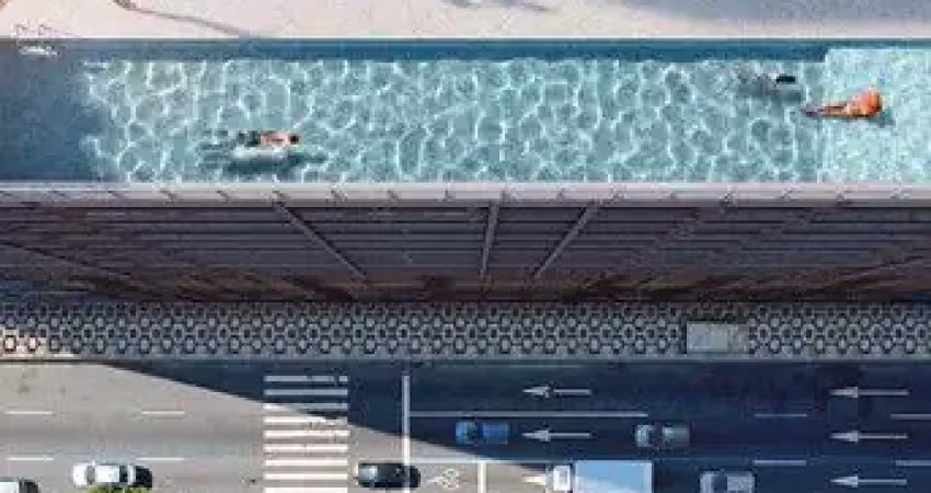 Apartamentos 54m² 2 quartos com varanda, condomínio com área de lazer na cobertura na avenida presidente vargas no centro