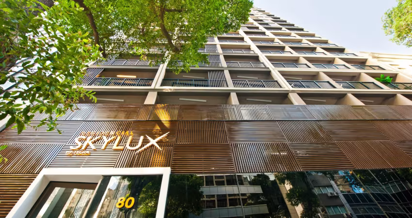 Apartamentos studio 31m² 1 quarto com varanda em condomínio fechado na praça mauá