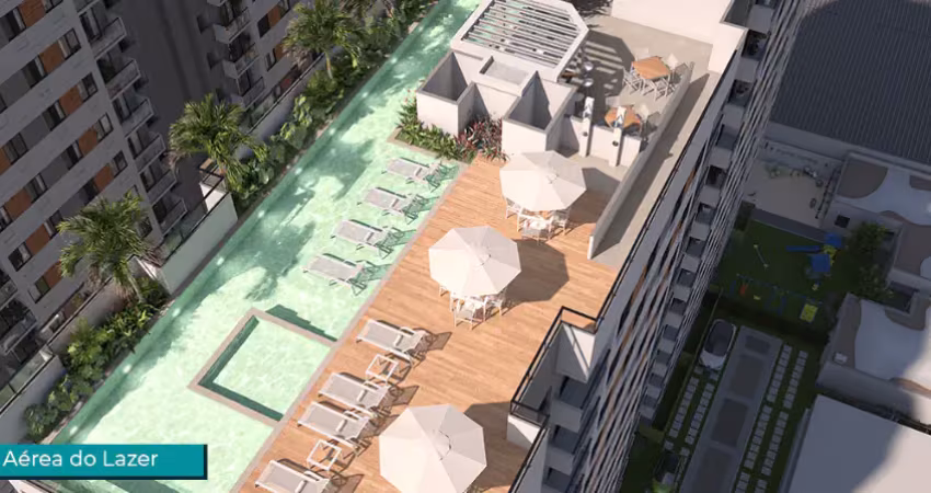 Coberturas duplex 93m² 2 quartos com varanda, condomínio fechado com piscina na cobertura em irajá
