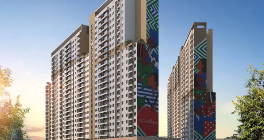 Apartamentos 55m² 2 quartos com varanda, suíte, boulevard comercial e condomínio fechado no porto maravilha